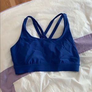 Blue Sports Bra